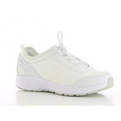 Chaussures professionnelles basket MAUD SRA femme OXYPAS pieds sensibles blanc