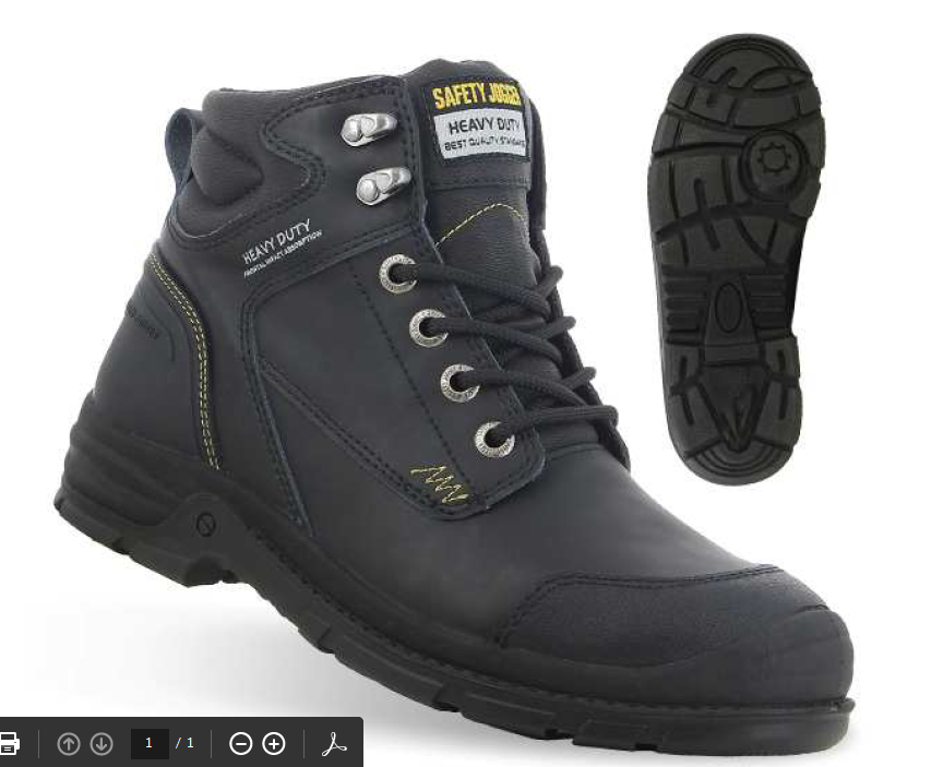 CHAUSSURE SECURITE SAFETY JOGGER réf WORKER S3 - Tout pour l'ouvrier