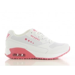 ELA roses chaussures professionnelles genre basket de marque OXYPAS