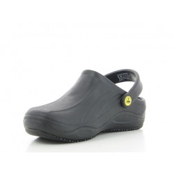 Chaussures Professionnelles sabot mixte SMOOTH SRC ESD OXYPAS noires