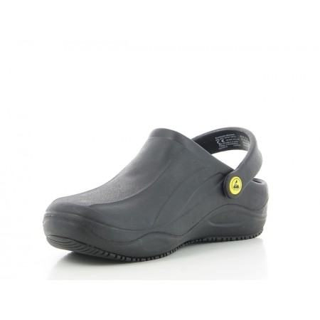 Chaussures Professionnelles sabot mixte SMOOTH SRC ESD OXYPAS noires
