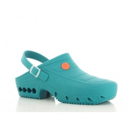 Chaussure Professionnelles OXYCLOG SRA ESD sabot mixte OXYPAS turquoise