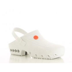 Chaussure Professionnelles sabot mixte OXYCLOG SRA ESD OXYPAS blanc